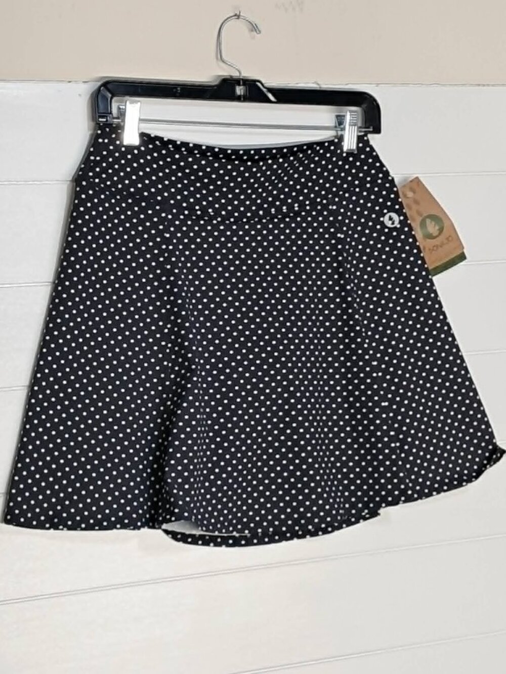 Dona Jo NWT Women's Golf Tennis Pickleball Skirt Skort Size Large Stretch Black